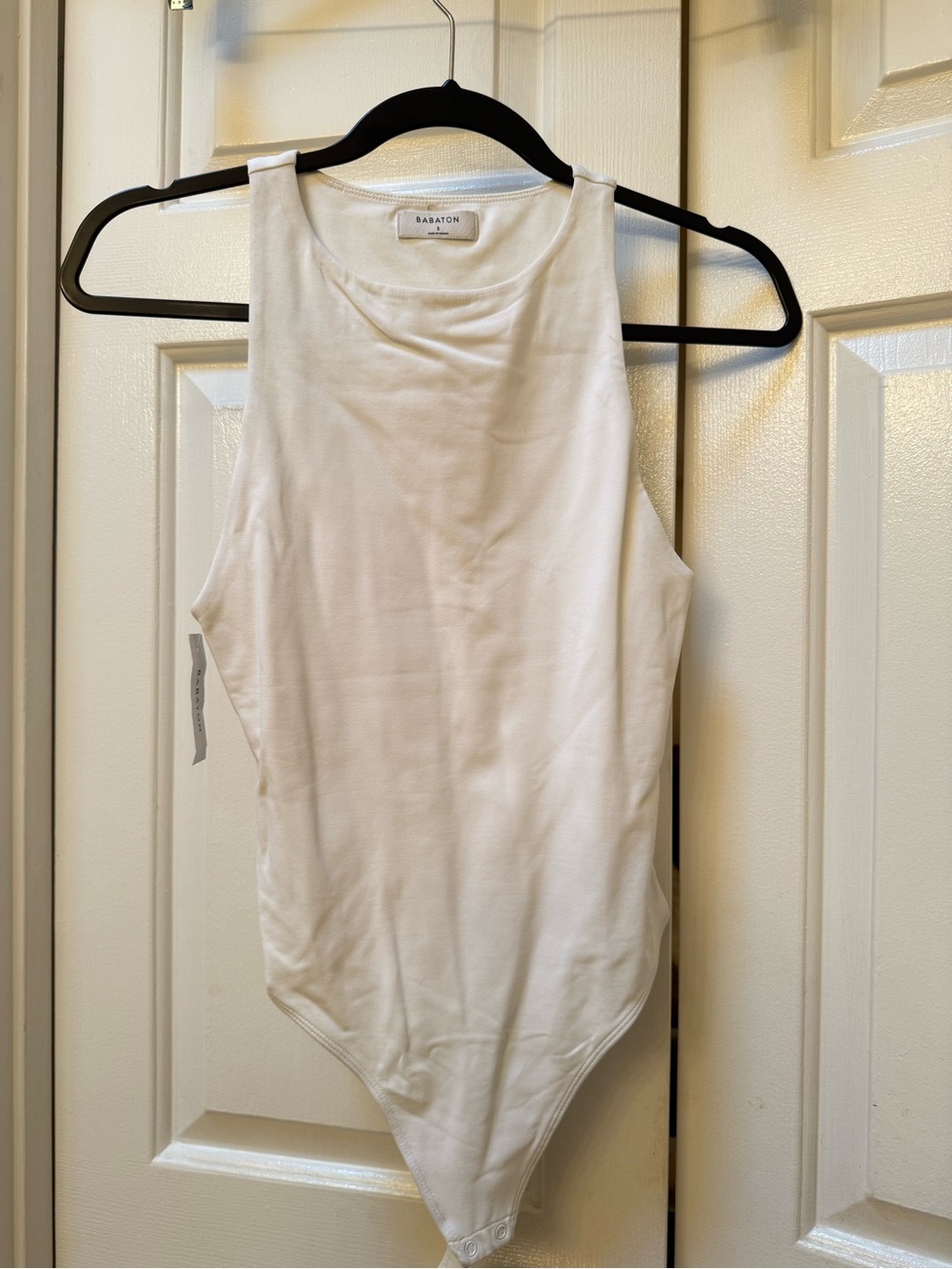 Wilfred Cream Ribbed Tank Bodysuit
